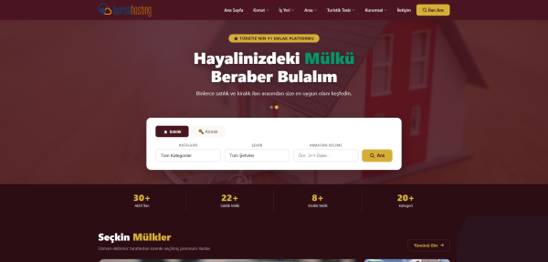 Emlak Firma Web Sitesi