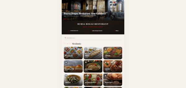 QR-Menü2 Web Sitesi