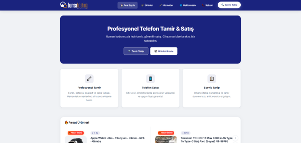 Telefon veya Bilgisayar Web Sitesi